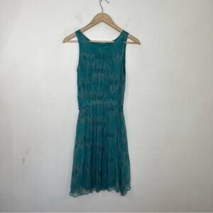 Label By Ritu Kumar Turquoise Sleeveless Dress Size 2 NWT